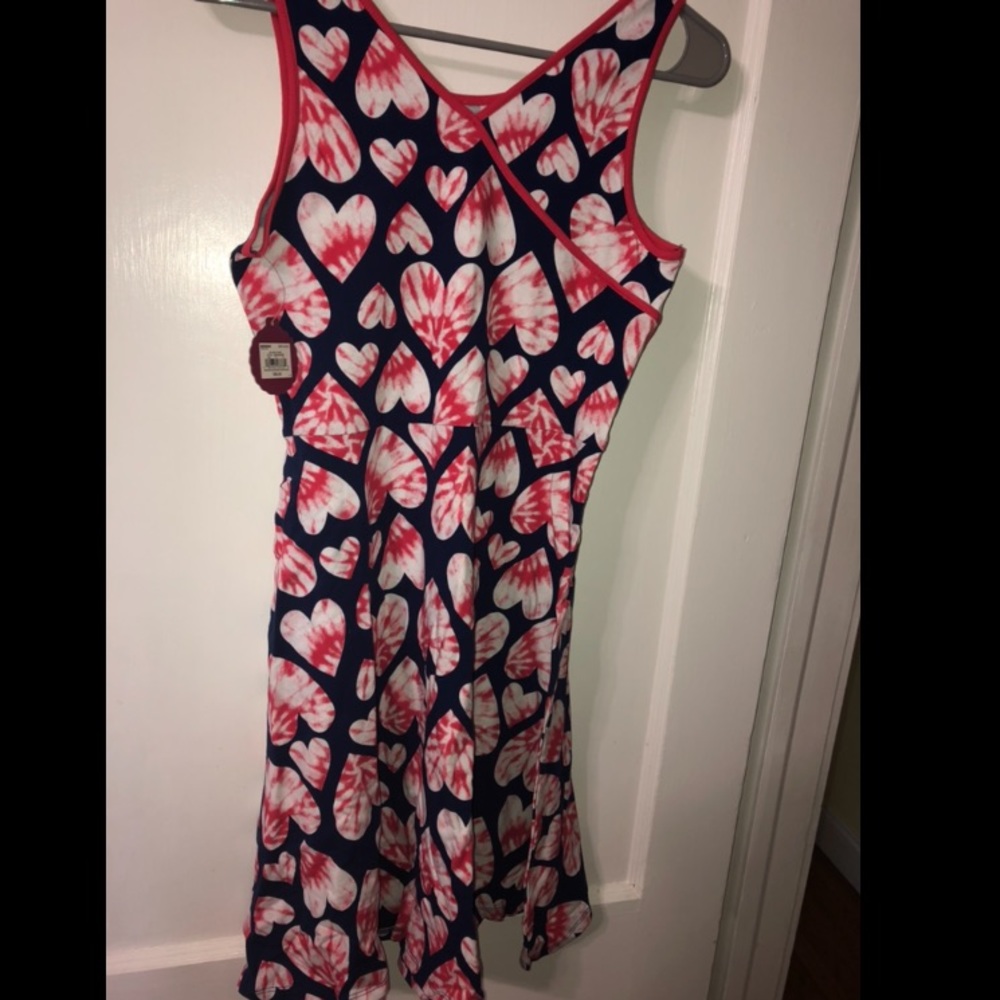 Tie Die Heart Dress